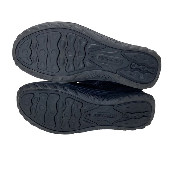 Skechers Womens Black Quilted Winter Booties Size 6 - Picture 6 of 7